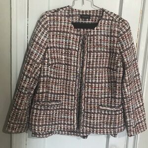 Talbots Tweed Jacket & Skirt Suit Set